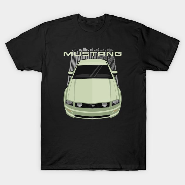 Mustang GT 2005-2009 - Green T-Shirt by V8social